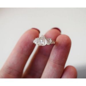 Art deco ring promise anniversary gift for women size 3 4 5 6 7 8 9 10 1…